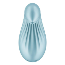 Вібратор для клітора – Satisfyer Dipping Delight Light Blue – 2 мотори, гнучкий кінчик
