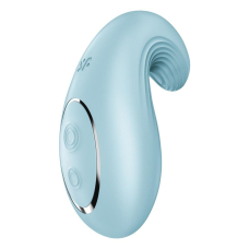 Вібратор для клітора – Satisfyer Dipping Delight Light Blue – 2 мотори, гнучкий кінчик