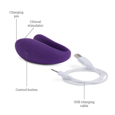 Вібратор для пар з пультом – We-Vibe Unite Purple – одночасна стимуляція для обох партнерів