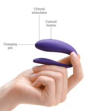 Вібратор для пар з пультом – We-Vibe Unite Purple – одночасна стимуляція для обох партнерів