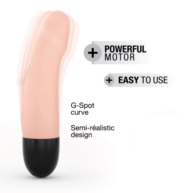 Вибратор для точки G – Dorcel Real Vibration S Flesh 2.0 – 10 режимов вибрации + 3 скорости