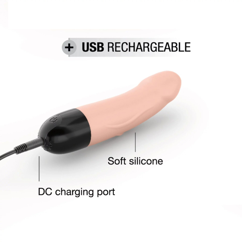 Вибратор для точки G – Dorcel Real Vibration S Flesh 2.0 – 10 режимов вибрации + 3 скорости