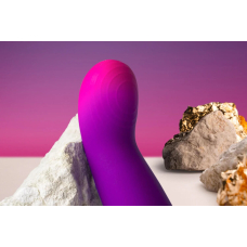 Вибратор для точки G - Rocks Off Glo Girl Vibe, фиолетового цвета