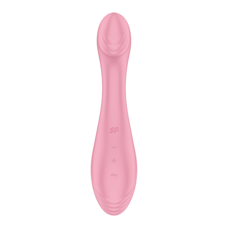 Вибратор для точки G – Satisfyer G-Force Pink – 10 режимов + 5 уровней интенсивности, медицинский силикон