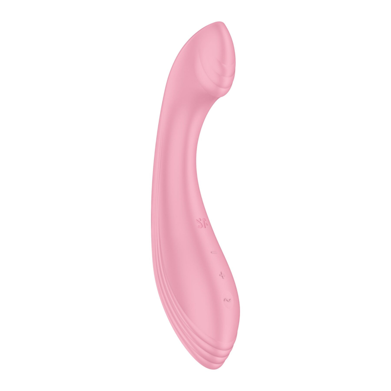 Вибратор для точки G – Satisfyer G-Force Pink – 10 режимов + 5 уровней интенсивности, медицинский силикон