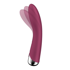 Вибратор для точки G с вращением ствола – Satisfyer Spinning Vibe 1 Red – 2 мотора