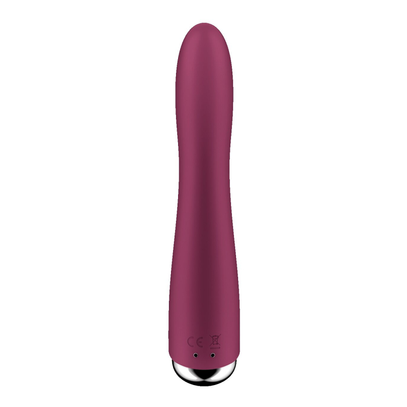 Вибратор для точки G с вращением ствола – Satisfyer Spinning Vibe 1 Red – 2 мотора