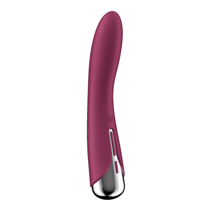 Вибратор для точки G с вращением ствола – Satisfyer Spinning Vibe 1 Red – 2 мотора