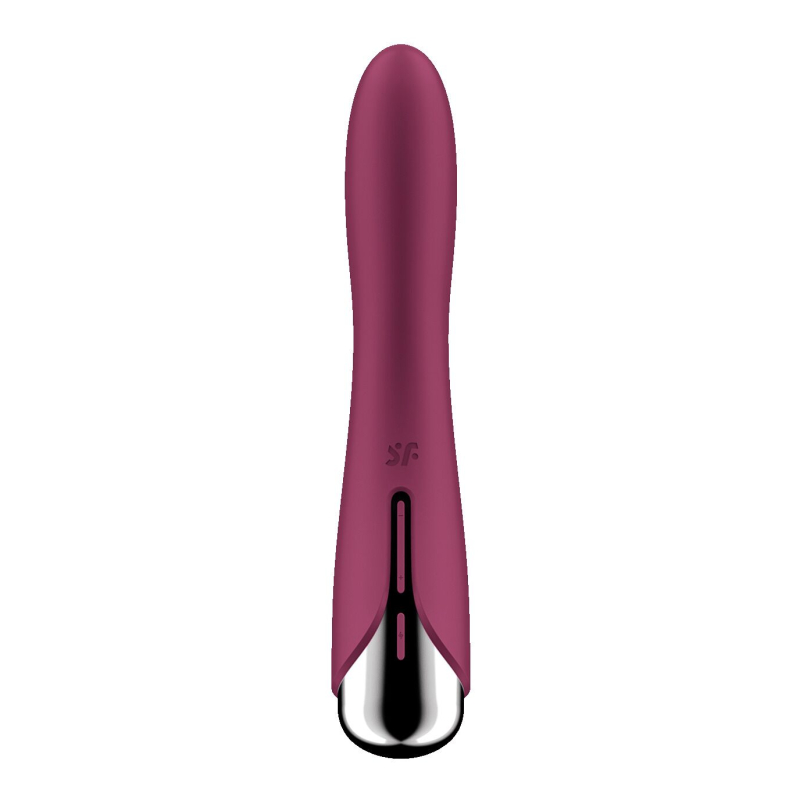 Вибратор для точки G с вращением ствола – Satisfyer Spinning Vibe 1 Red – 2 мотора