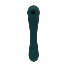 Вібратор і вакуумний кліторальний стимулятор 2в1 – Alive Quiver Teal – 10 режимів стимуляції та 10 режимів вібрації
