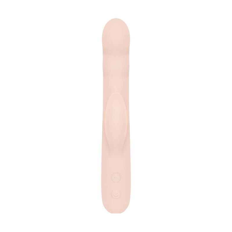 Вібратор-кролик для точки G та клітора Good Vibes Only SHAI Thrusting Vibrator Soft Silicone, рожевий