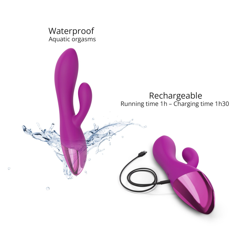 Вібратор-кролик – Love To Love FUNKY BUNNY Sweet Orchid – 3 режими, 7 ритмічних малюнків