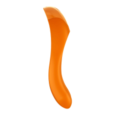 Вібратор на палець – Satisfyer Candy Cane Orange – 12 режимів вібрації, широкий діапазон використання