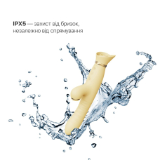 Вібратор-пульсатор з вакуумною стимуляцією – Zalo ROSE Thruster Lemon Yellow – 3 вібрації, 3 пульсації, 3 вакууму