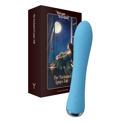 Вібратор з підігрівом – FairyGasm WowGenie Blue – нагрів до 42 °C, 9 режимів вібрації