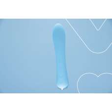 Вібратор з підігрівом – FairyGasm WowGenie Blue – нагрів до 42 °C, 9 режимів вібрації