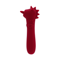 Віброкуля-єдиноріжка для клітора - Unihorn USB Bullet Blaze Diablo, бордового кольору, 10 режимів