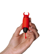 Віброкуля з хвостиком і ріжками Adrien Lastic Pocket Vibe Devol – 10 режимів вібрацій