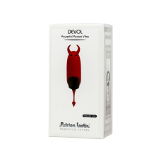 Віброкуля з хвостиком і ріжками Adrien Lastic Pocket Vibe Devol – 10 режимів вібрацій