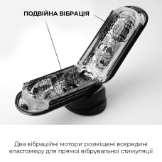 Вібромастурбатор Tenga Flip Zero Electronic Vibration Black – регульована інтенсивність, 5 режимів управління