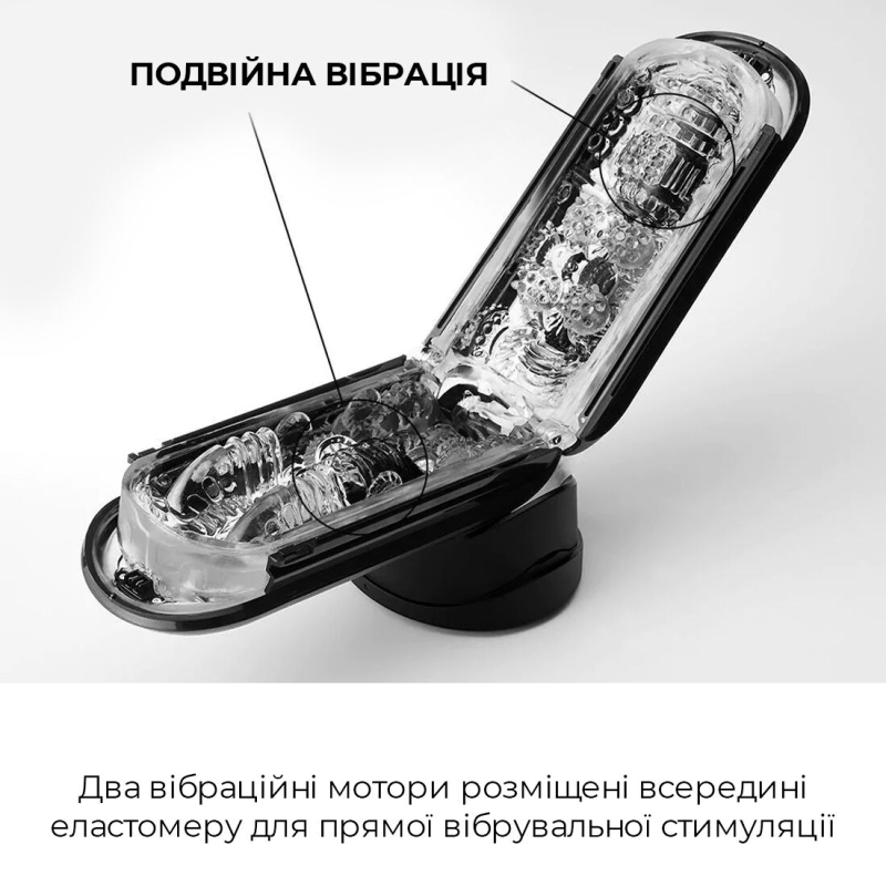Вибромастурбатор Tenga Flip Zero Electronic Vibration Black – регулируемая интенсивность, 5 режимов управления