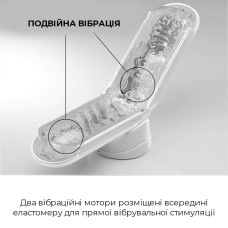 Мастурбатор з вібрацією Tenga Flip Zero Electronic Vibration White