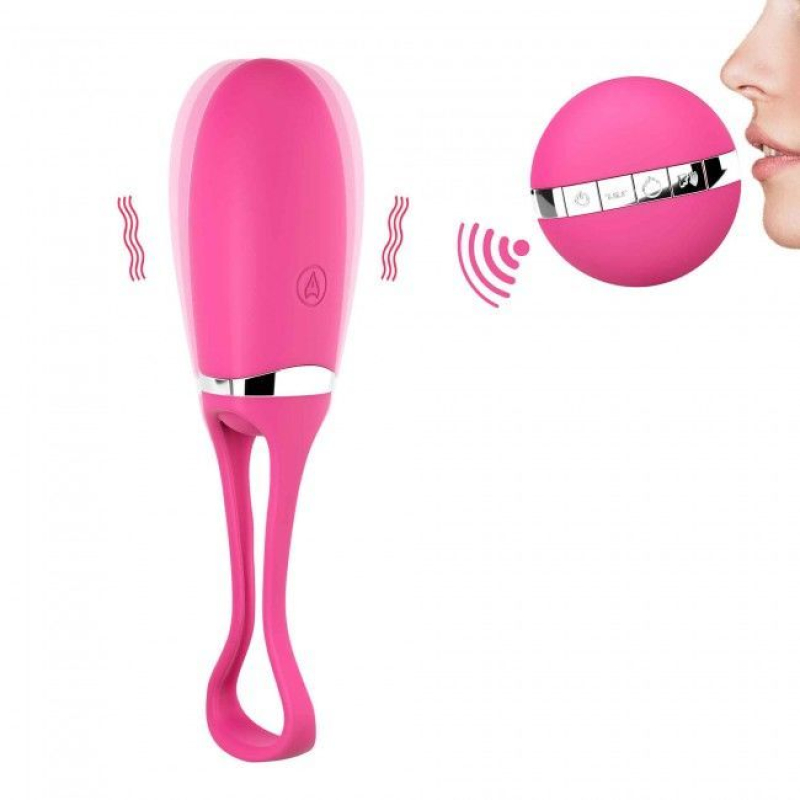 Віброяйце – Dorcel Secret Delight Magenta – пульт ДК, Orgasm booster, голосове керування