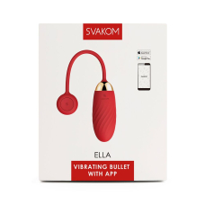 Віброяйце Svakom Ella Red – потужний мотор з 11 різноманітними режимами роботи, водозахист