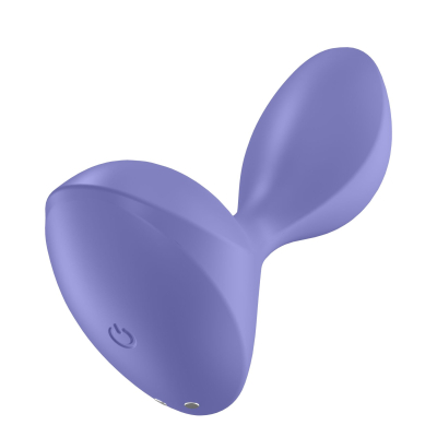 Анальная смарт-ви๊бропробка Satisfyer Sweet Seal Lilac с 2 моторами и стимуляцией промежности
