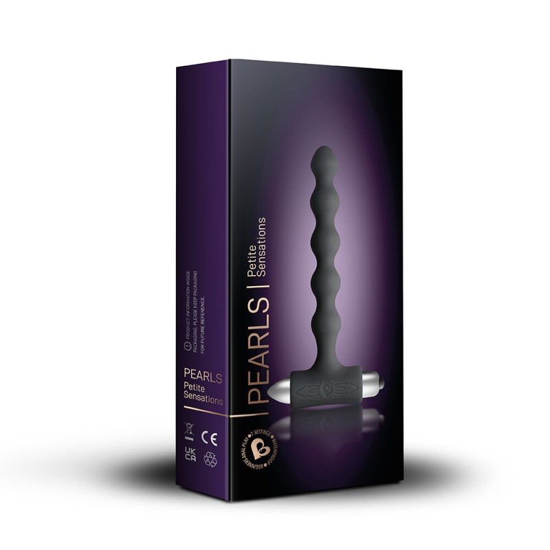 Анальний вібратор Rocks Off Petite Sensations – Pearls Black