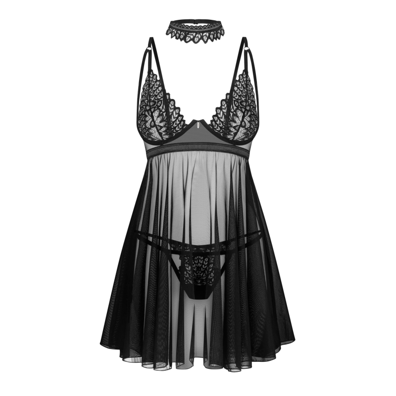 Бебі–дол Obsessive Donarella babydoll & thong M/L