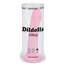 Фаллоимитатор с блестками Love To Love DILDOLLS Glitzy, ультрамягкий, длина 14.8 см