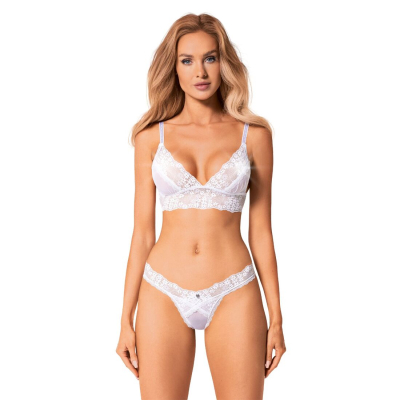 Еротичний комплект Obsessive Heavenlly 2–pcs set XS/S, бюстгальтер і танга