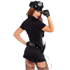Еротичний костюм поліціянтки Leg Avenue Dirty Cop M/L, 6 предметів