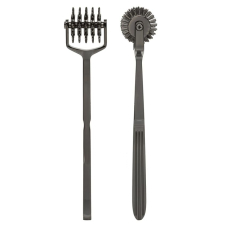 Колесо Вартенберга с 5 рядами зубцов Doc Johnson Kink- Spike - Solid Metal Pinwheel - 5 Wh