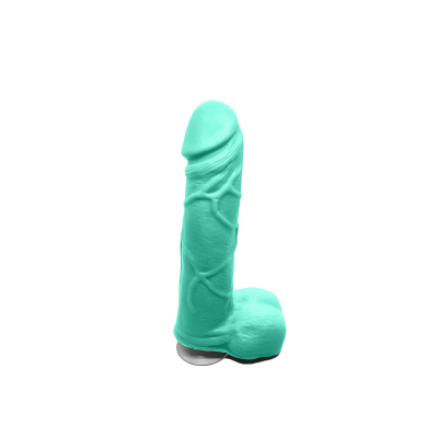 Крафтовое мыло-член с присоской Чистый Кайф Turquoise size M, натуральное