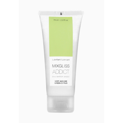 Лубрикант на водной основе MixGliss Addict Green Citrus (70 мл) лайм