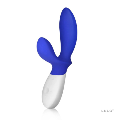 Массажер простаты LELO Loki Wave Federal Blue, 2 мотора, манящий движение + стимуляция промежности