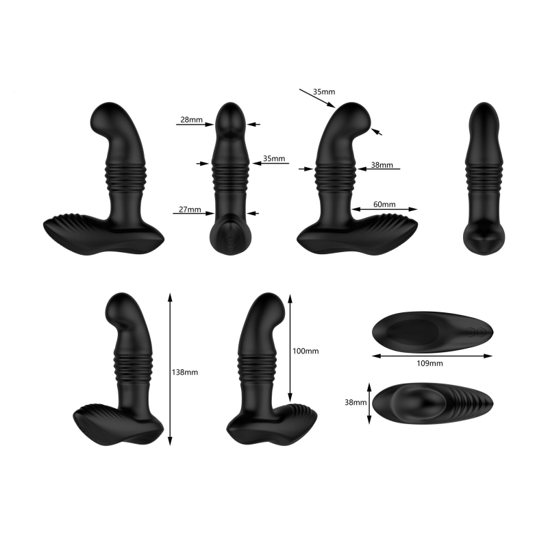 Массажер простаты Nexus Thrust Prostate Edition, вибрация и пульсация, пульт ДК