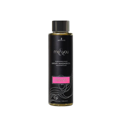 Масажна олія Sensuva Me&You Pink Grapefruit & Vanilla Bean (125 мл) з феромонами