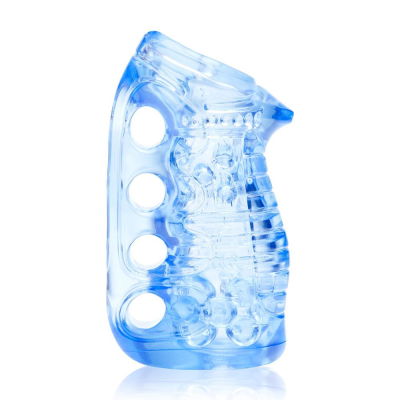 Мастурбатор Fleshlight Fleshskins Grip Blue Ice – фіксація на руці, зручно для пар