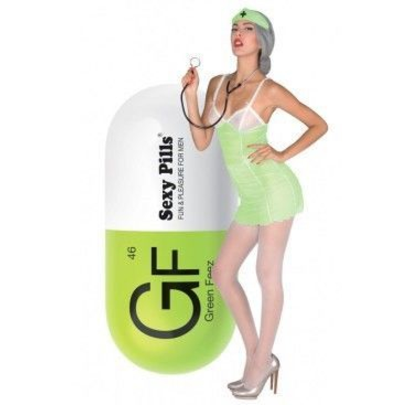 Мастурбатор у вигляді пігулки – Love To Love SEXY PILLS GREEN FEEZ