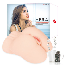 Мастурбатор полуторс попка та вагіна з вібрацією та масажем – Kokos Hera Hip Real 2WayPlus
