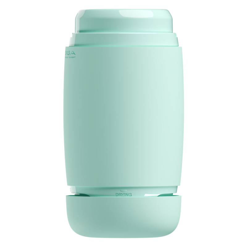 Мастурбатор Tenga Puffy Mint Green – ультрам’який наскрізний багаторазовий корпус