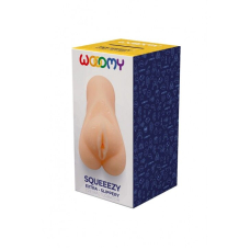 Мастурбатор вагіна Wooomy Squeeezy Masturbator Vagina – дуже ковзкий (extra slippery)