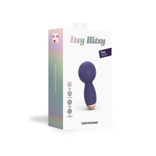 Міні вібромасажер – Love To Love Itsy Bitsy Midnight Indigo – гнучка головка, 9 режимів вібрації