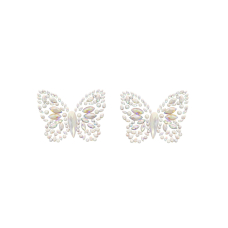 Пестис–метелики з кристалів Leg Avenue Chrysallis nipple sticker, наліпки, світяться у темряві