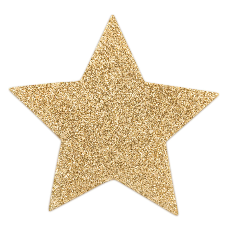 Пестіс – стикини Bijoux Indiscrets – Flash Star Золотистий, наклейки на соски