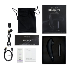 Подарунковий набір – Silver Delights Collection – вакуумний стимулятор Womanizer Premium + вібропуля We-Vibe Tango