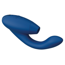 Womanizer Duo 2 Blueberry – Подвійний вакуумний стимулятор з вібрацією (14 режимів вакууму + 10 вібрації)